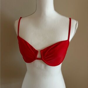 Aerie Vibrant Red Bikini Top
